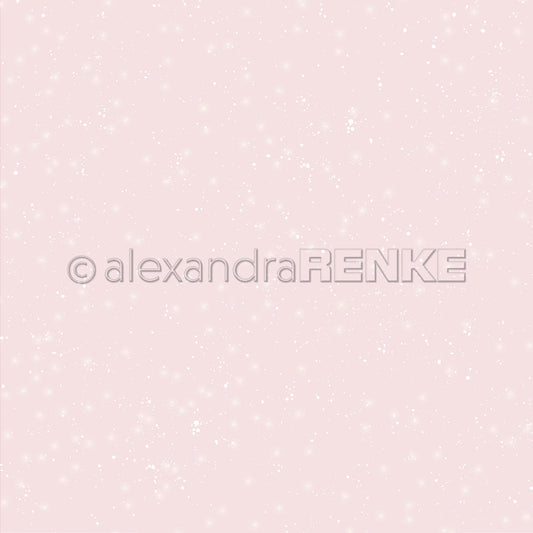 Design paper 'Antique Pink Starry Snow Sky Light' - P-AR-10.2878 - A.RENKE