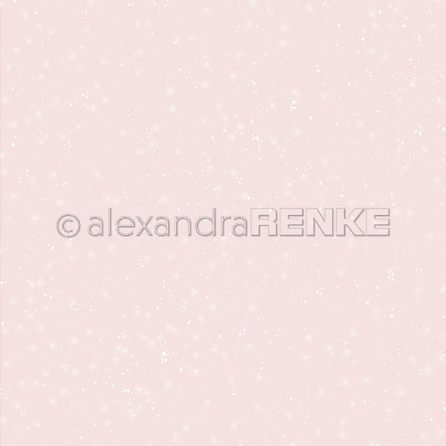Design paper 'Antique Pink Starry Snow Sky Light' - P-AR-10.2878 - A.RENKE