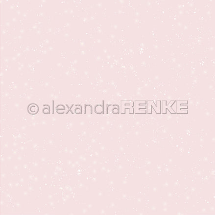 Design paper 'Antique Pink Starry Snow Sky Light' - P-AR-10.2878 - A.RENKE