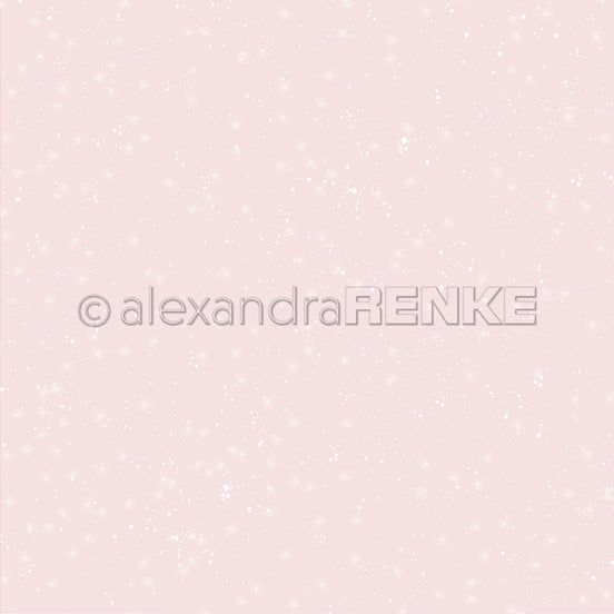 Design paper 'Antique Pink Starry Snow Sky Light' - P-AR-10.2878 - A.RENKE
