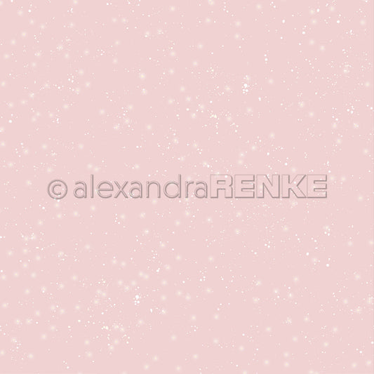 Design paper 'Antique Pink Starry Snow Sky Medium'- P-AR-10.2879 - A.RENKE