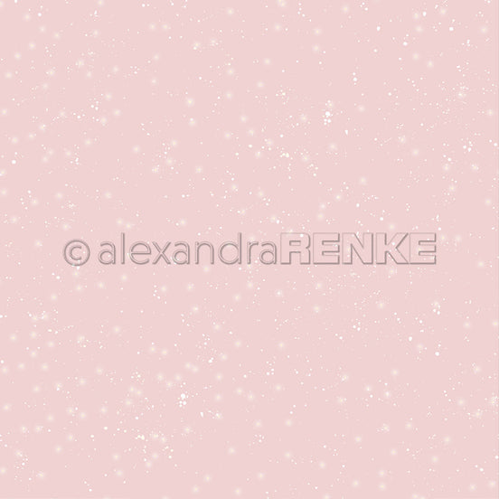 Design paper 'Antique Pink Starry Snow Sky Medium'- P-AR-10.2879 - A.RENKE
