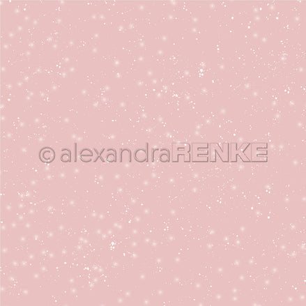 Design paper 'Antique Pink Starry Snow Sky Dark'- P-AR-10.2880 - A.RENKE