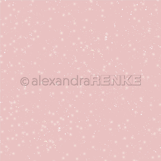 Design paper 'Antique Pink Starry Snow Sky Dark'- P-AR-10.2880 - A.RENKE
