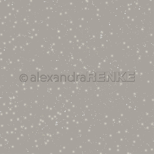 Design paper 'Grey Beige Starry Snow Sky Dark' - P-AR-10.2881 - A.RENKE