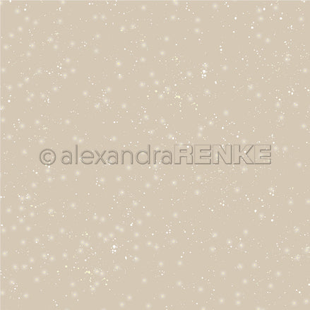 Design paper 'Brown Beige Starry Snow Sky Medium' - P-AR-10.2883 - A.RENKE