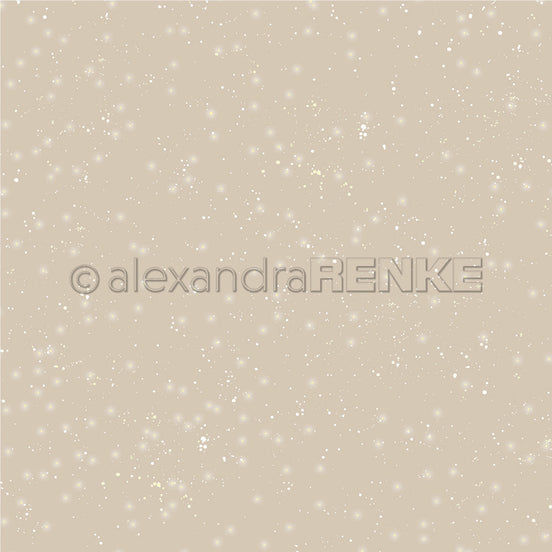 Design paper 'Brown Beige Starry Snow Sky Medium' - P-AR-10.2883 - A.RENKE