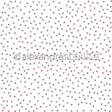A. RENKE - Carta Hearts love  - Many little hearts - 10.1758