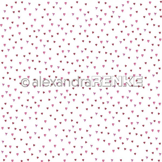 A. RENKE - Carta Hearts love  - Many little hearts - 10.1758