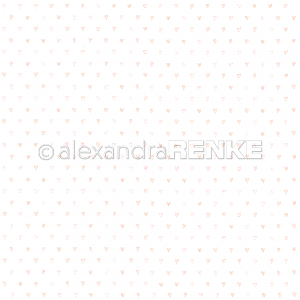 A. RENKE - Heart Rosé Paper - 10.1256