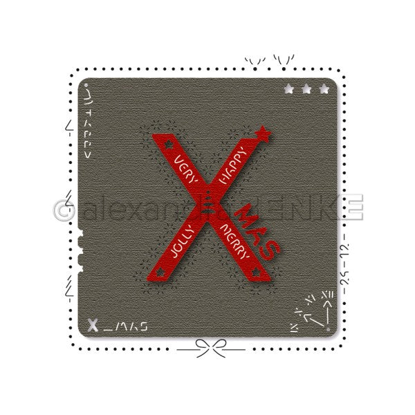 Die Set 'X-mas Happy Vic' D-AR-W0153 - A.RENKE