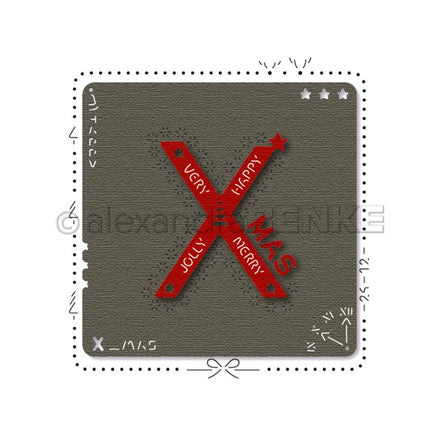 Die Set 'X-mas Happy Vic' D-AR-W0153 - A.RENKE