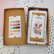 CLEAR STAMP - DOUDOU CANCER - AST104 - CHOU & FLOWERS