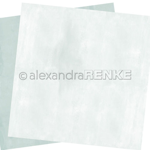 A. RENKE - Double-sided paper ''calm light blue' 20.009