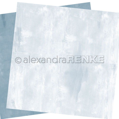 A. RENKE - Double-sided paper ''pigeon blue' - 20.011