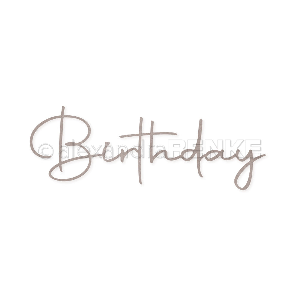 Fustella 'Birthday handwriting' - D-AR-Ty0161 - A.RENKE