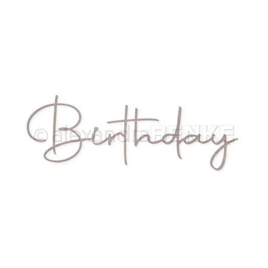 Fustella 'Birthday handwriting' - D-AR-Ty0161 - A.RENKE