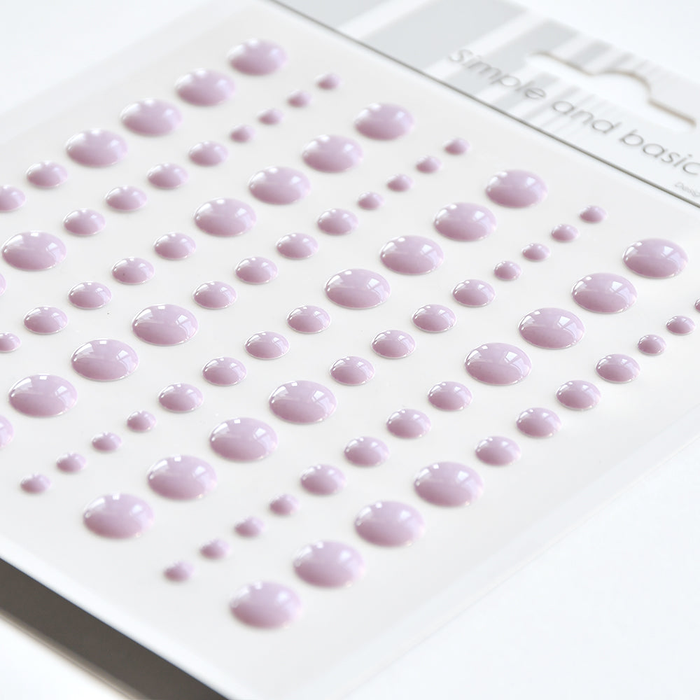 Enamel Dots SBA026 'Light Purple' - SIMPLE AND BASIC