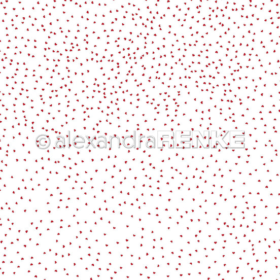 Design paper 'Flurry hearts premium red' - P-AR-10.3001 - A.RENKE