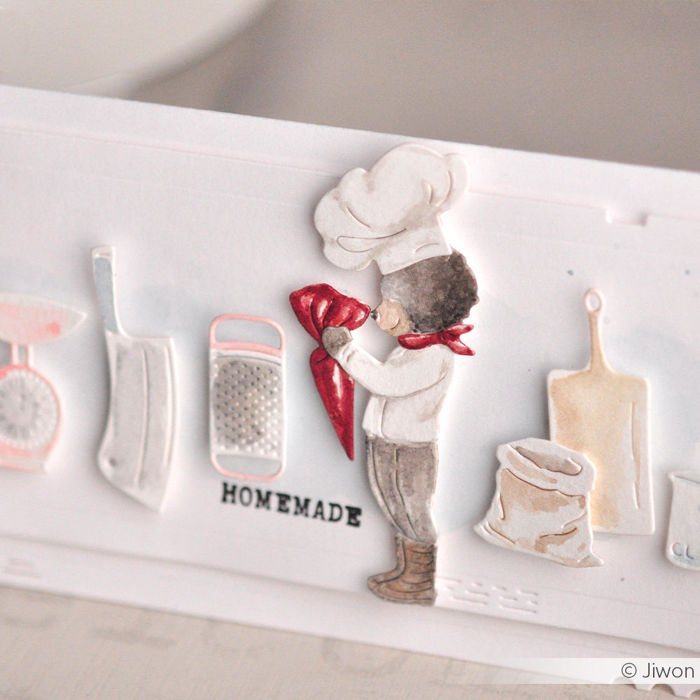 D-AR-BA0358 Die set 'Chef's hats set' - A.RENKE 