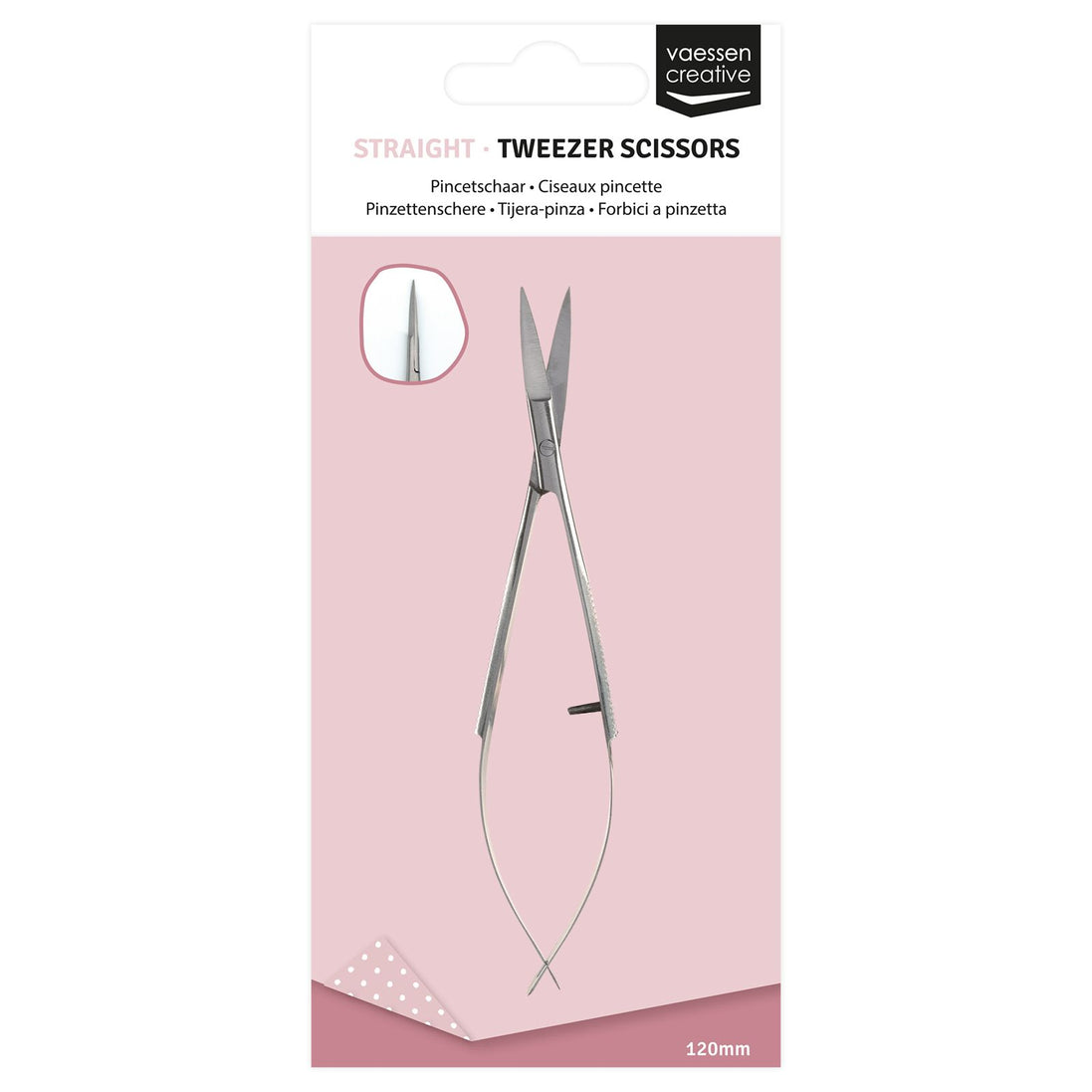 Forbici a Pinzette 12mm Destra - 26774 - Vaessen Creative