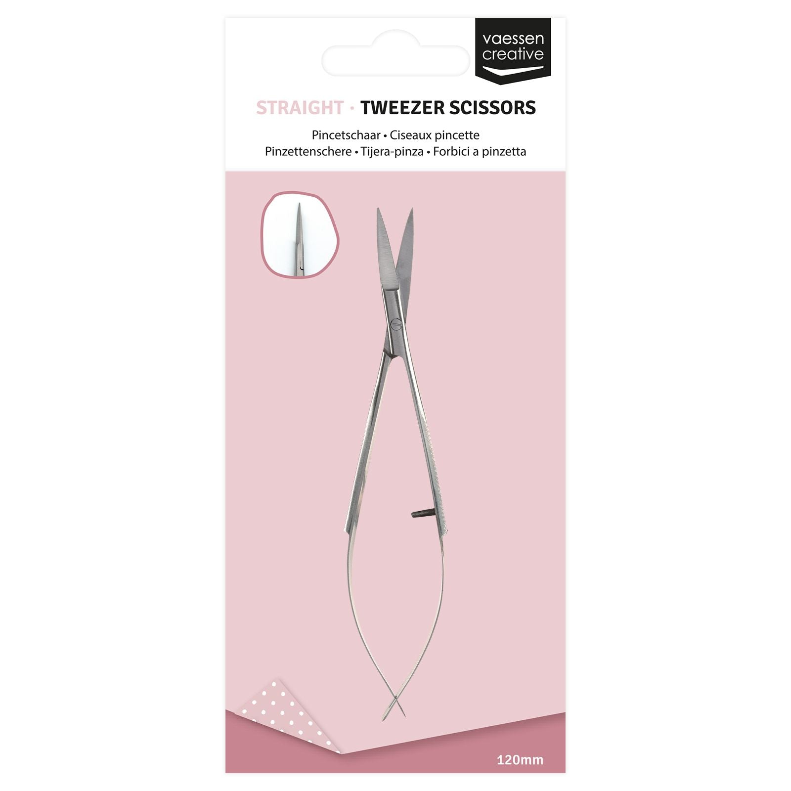 Forbici a Pinzette 12mm Destra - 26774 - Vaessen Creative