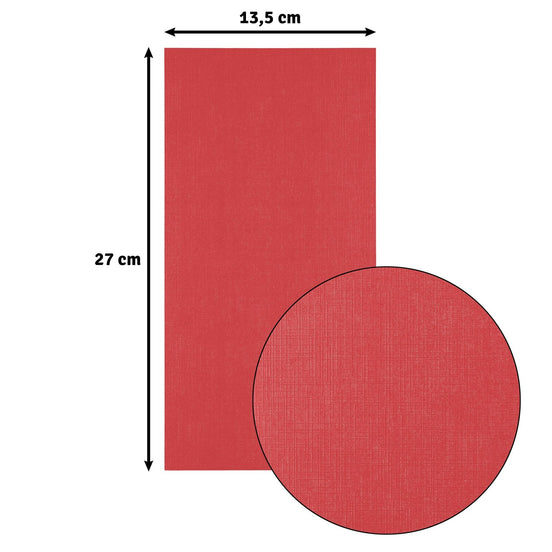2823-030 POPPY - Foglio Cardstock Florence tramato LINO  27x13,5 cm