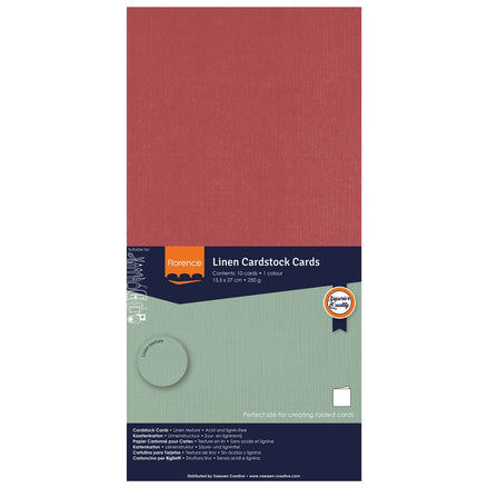 2823-032 CASSIS - Foglio Cardstock Florence tramato LINO  27x13,5 cm