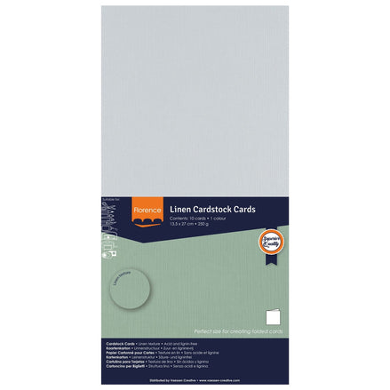 2823-043 AIR - Foglio Cardstock Florence tramato LINO  27x13,5 cm