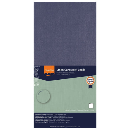 2823-055 EGGPLANT - Foglio Cardstock Florence tramato LINO  27x13,5 cm