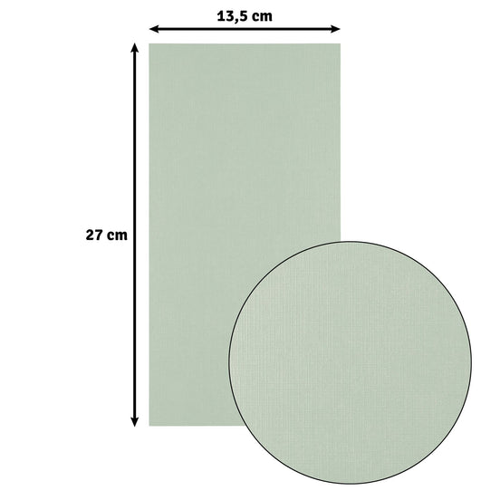 2823-056 AQUA - Foglio Cardstock Florence tramato LINO  27x13,5 cm
