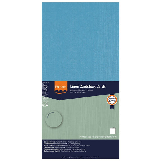 2823-062 MOUNTAIN LAKE - Foglio Cardstock Florence tramato LINO  27x13,5 cm