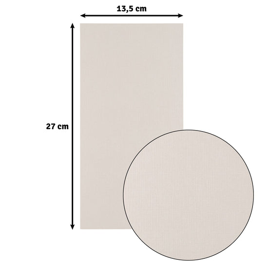 2823-082 COOL GRAY - Foglio Cardstock Florence tramato LINO  27x13,5 cm