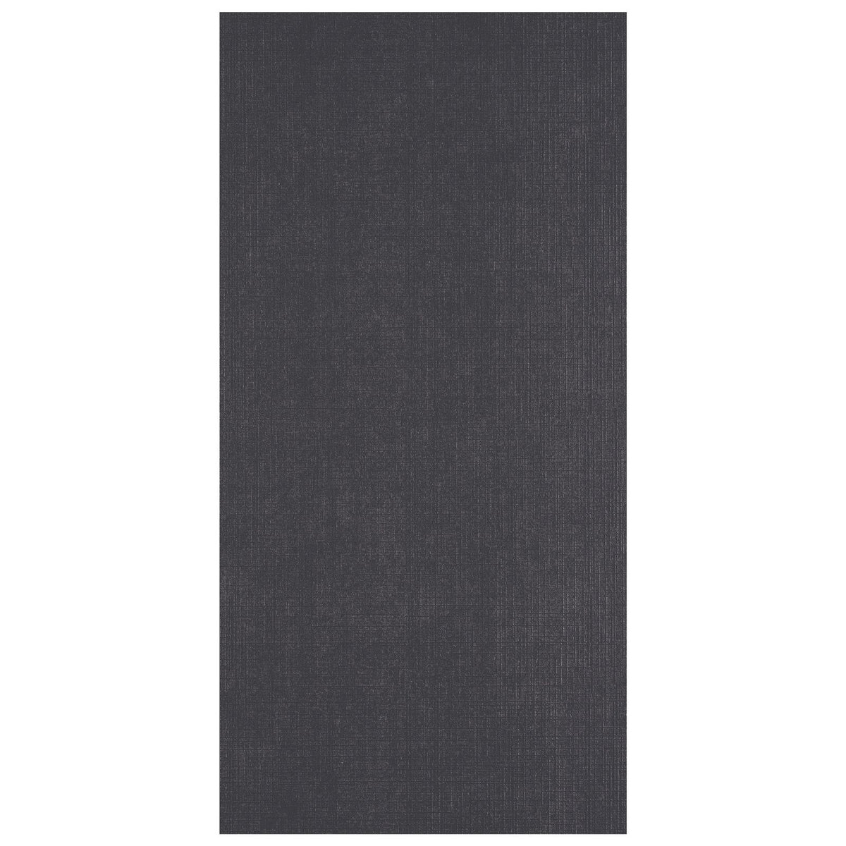 2823-096 BLACK - Foglio Cardstock Florence tramato LINO  27x13,5 cm