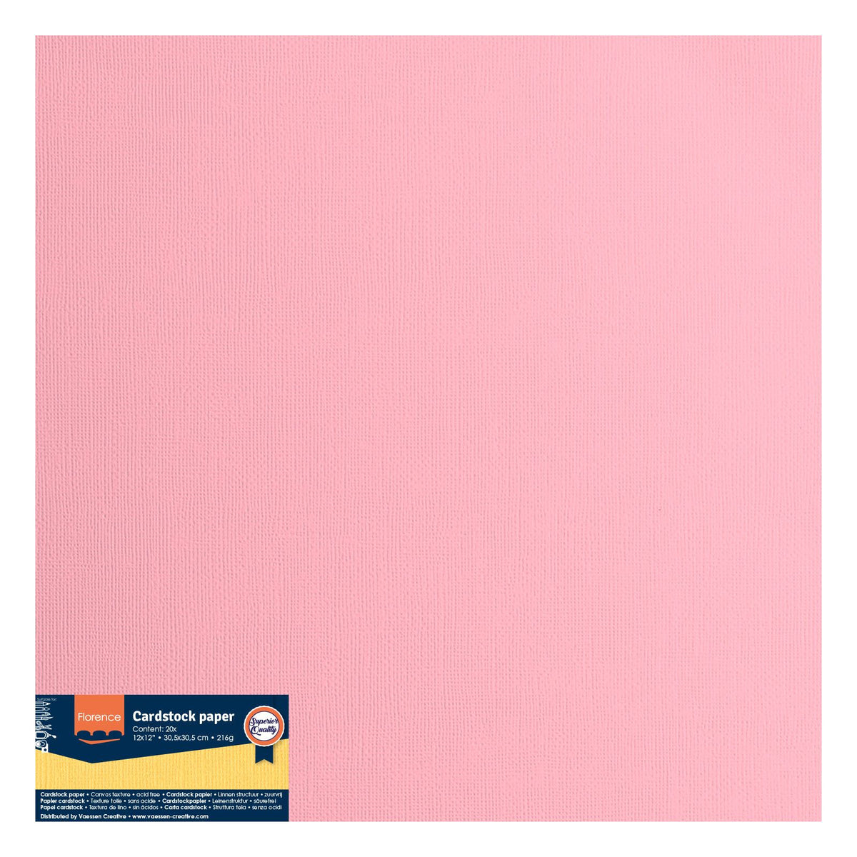 29280-017 ROSE - Foglio Cardstock tramato Florence