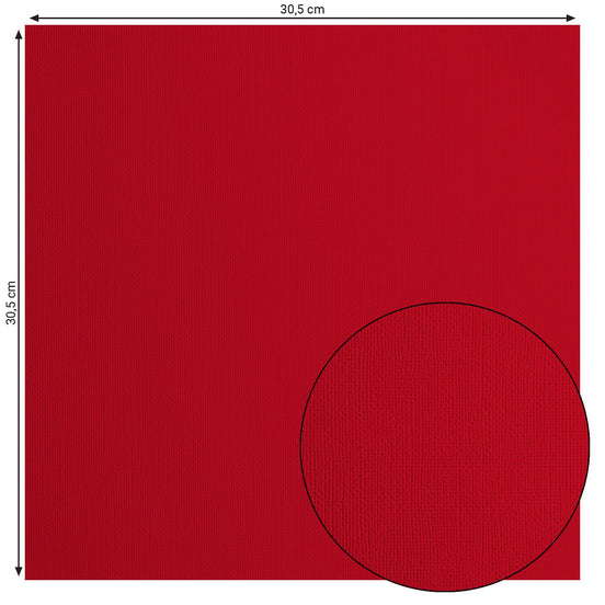 29280-030 POPPY - Foglio Cardstock tramato Florence