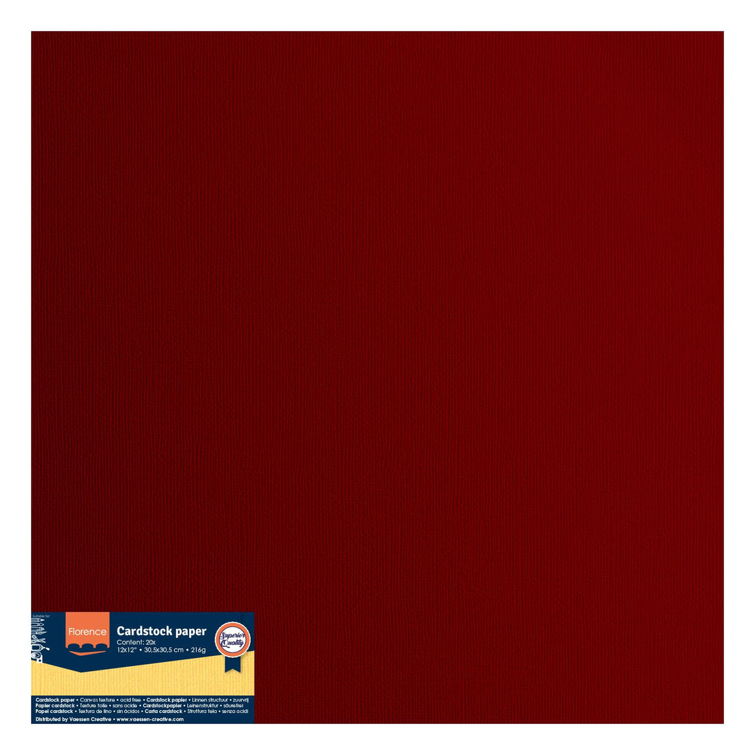 29280-031 RUBY - Foglio Cardstock tramato Florence