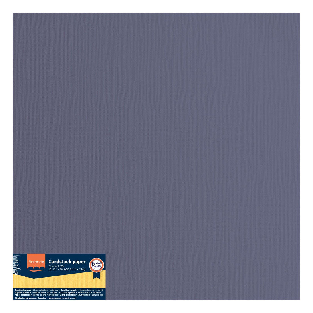 29280-053 GRAPHITE - Foglio Cardstock tramato Florence