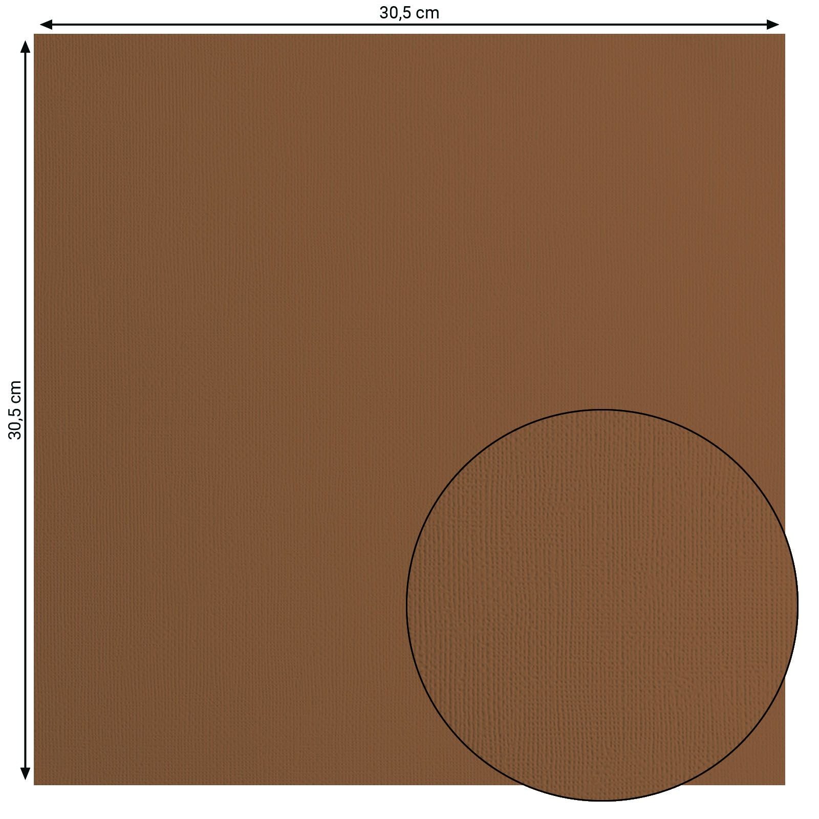 29280-092 UMBER- Foglio Cardstock tramato Florence