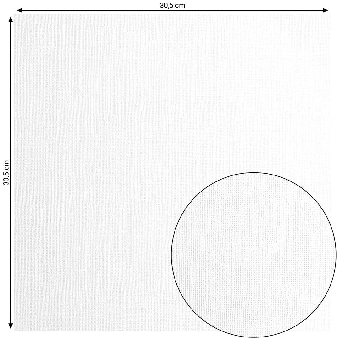 Cardstock Texture Sheet - WHITE 29280 097 Florence