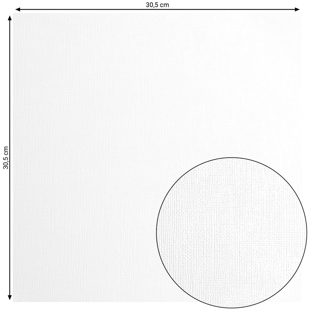 Cardstock Texture Sheet - WHITE 29280 097 Florence