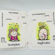 CLEAR STAMP - DOUDOU SAGITTAIRE - AST109 - CHOU & FLOWERS