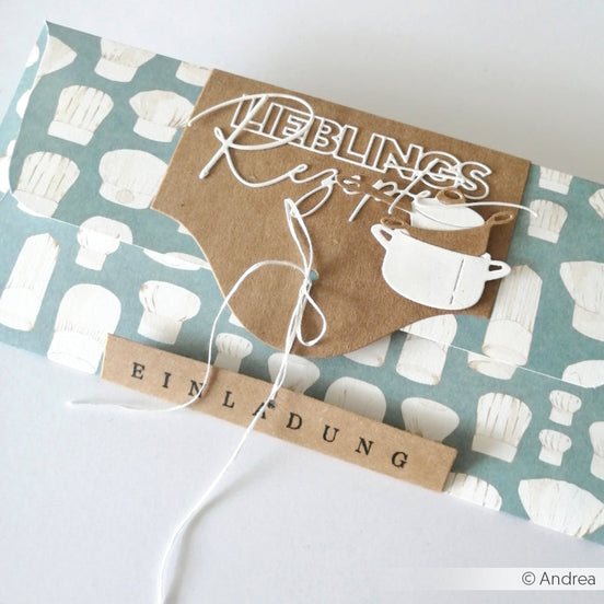 Design paper 'Chef hats potpourri ' - P AR 10.3092 - A.RENKE