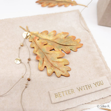 Set Fustelle ' Acorn branch duo ' D-AR-HE0026 - A.RENKE