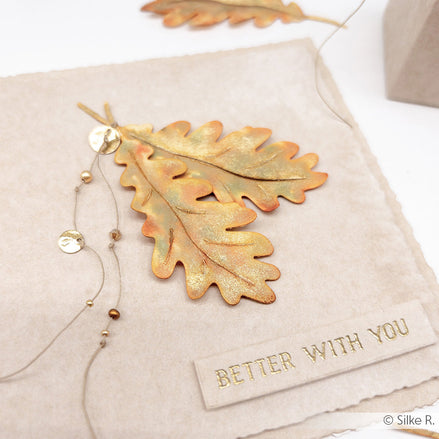 Set Fustelle ' Acorn branch duo ' D-AR-HE0026 - A.RENKE