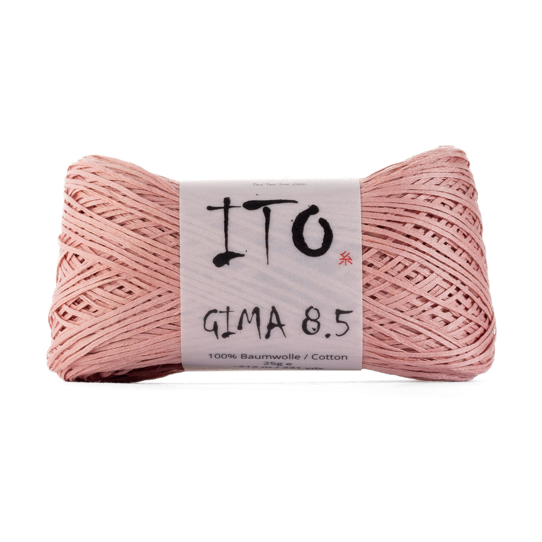 GIMA yarn 8.5 0002 Smoke Pink - ITO YARN