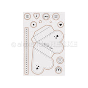 CE-AR-3D0002 Cut & Emboss Folder 'Heart pendant' - A.RENKE