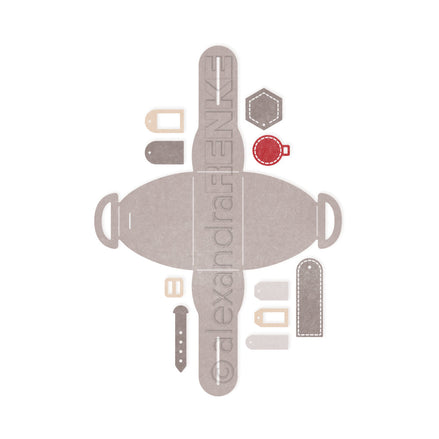 Set Fustelle "Traveling bag 3D"- D-AR-3D0050 - A.RENKE