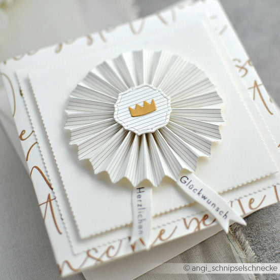 Set Fustelle 'Rosette with ornamental border' -D-AR-3D0160 - A.RENKE