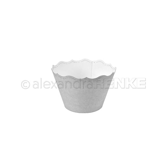 Fustella 'Muffin banderole with ornamental border' -D-AR-3D0161 - A.RENKE